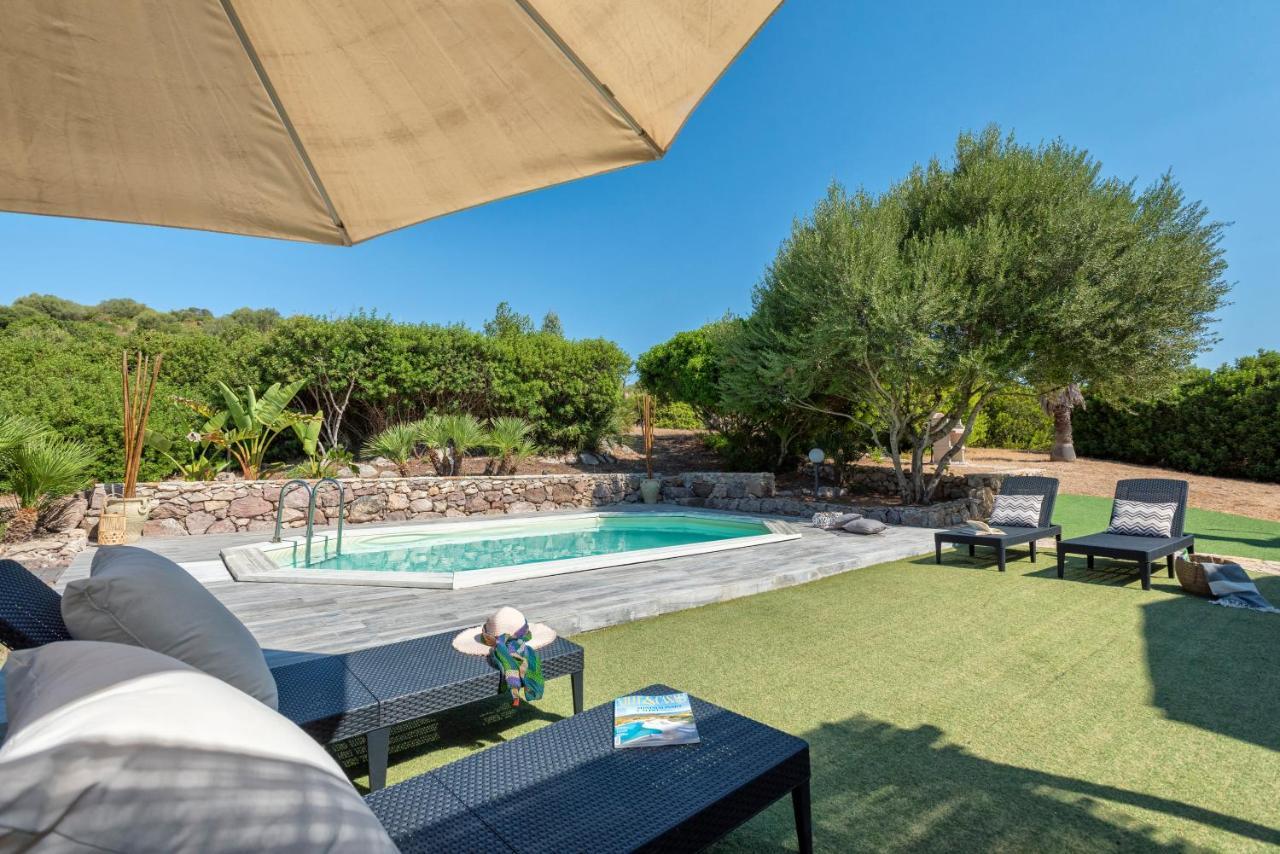 Villa Pedra Alghero - Appartamento In Villa Con Piscina エクステリア 写真